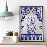 Personalised Fiji Labasa College Canvas Wall Art Fijian Tapa Pattern - Wonder Print Shop