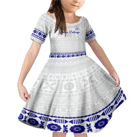 Personalised Fiji Labasa College Family Matching Mermaid Dress and Hawaiian Shirt Fijian Tapa Pattern - Wonder Print Shop