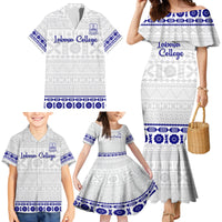 Personalised Fiji Labasa College Family Matching Mermaid Dress and Hawaiian Shirt Fijian Tapa Pattern - Wonder Print Shop
