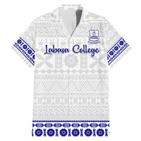 Personalised Fiji Labasa College Family Matching Mermaid Dress and Hawaiian Shirt Fijian Tapa Pattern - Wonder Print Shop