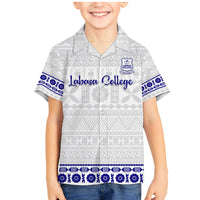 Personalised Fiji Labasa College Family Matching Mermaid Dress and Hawaiian Shirt Fijian Tapa Pattern - Wonder Print Shop