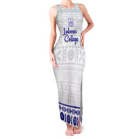 Personalised Fiji Labasa College Family Matching Tank Maxi Dress and Hawaiian Shirt Fijian Tapa Pattern - Wonder Print Shop
