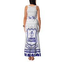 Personalised Fiji Labasa College Family Matching Tank Maxi Dress and Hawaiian Shirt Fijian Tapa Pattern - Wonder Print Shop
