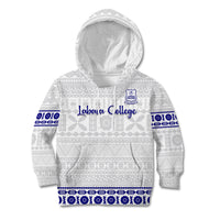 Personalised Fiji Labasa College Kid Hoodie Fijian Tapa Pattern - Wonder Print Shop