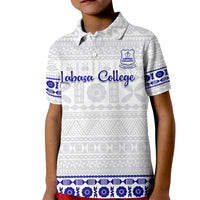 Personalised Fiji Labasa College Kid Polo Shirt Fijian Tapa Pattern - Wonder Print Shop