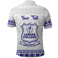 Personalised Fiji Labasa College Polo Shirt Fijian Tapa Pattern - Wonder Print Shop