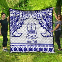 Personalised Fiji Labasa College Quilt Fijian Tapa Pattern - Wonder Print Shop