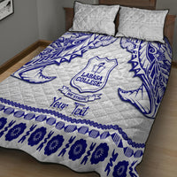 Personalised Fiji Labasa College Quilt Bed Set Fijian Tapa Pattern - Wonder Print Shop