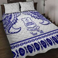 Personalised Fiji Labasa College Quilt Bed Set Fijian Tapa Pattern - Wonder Print Shop