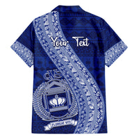Personalised Fiji Queen Victoria School Hawaiian Shirt Fijian Tapa Pattern - Wonder Print Shop