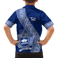 Personalised Fiji Queen Victoria School Hawaiian Shirt Fijian Tapa Pattern - Wonder Print Shop