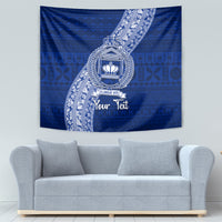 Personalised Fiji Queen Victoria School Tapestry Fijian Tapa Pattern - Wonder Print Shop