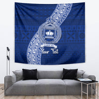 Personalised Fiji Queen Victoria School Tapestry Fijian Tapa Pattern - Wonder Print Shop