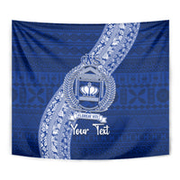 Personalised Fiji Queen Victoria School Tapestry Fijian Tapa Pattern - Wonder Print Shop