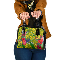 personalised-leone-high-school-shoulder-handbag-american-samoa-schools-polynesian-tropical-flowers