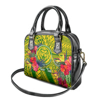 personalised-leone-high-school-shoulder-handbag-american-samoa-schools-polynesian-tropical-flowers