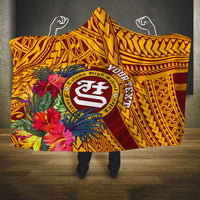 personalised-tafuna-high-school-hooded-blanket-american-samoa-schools-polynesian-tropical-flowers