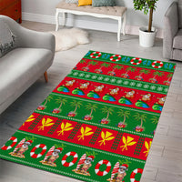 Hawaii Christmas Area Rug Mele Kalikimaka - Wonder Print Shop