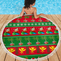 Hawaii Christmas Beach Blanket Mele Kalikimaka - Wonder Print Shop