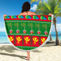 Hawaii Christmas Beach Blanket Mele Kalikimaka - Wonder Print Shop