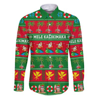 Personalised Hawaii Christmas Family Matching Puletasi Dress and Hawaiian Shirt Mele Kalikimaka - Wonder Print Shop