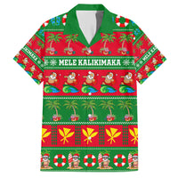 Personalised Hawaii Christmas Hawaiian Shirt Mele Kalikimaka - Wonder Print Shop