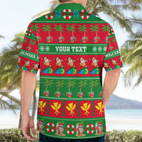 Personalised Hawaii Christmas Hawaiian Shirt Mele Kalikimaka - Wonder Print Shop