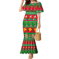 Personalised Hawaii Christmas Mermaid Dress Mele Kalikimaka - Wonder Print Shop