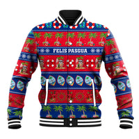 Personalised Guam Christmas Baseball Jacket Felis Pasgua - Wonder Print Shop