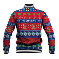 Personalised Guam Christmas Baseball Jacket Felis Pasgua - Wonder Print Shop