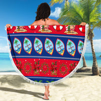 Guam Christmas Beach Blanket Felis Pasgua - Wonder Print Shop
