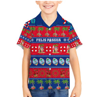 Personalised Guam Christmas Family Matching Mermaid Dress and Hawaiian Shirt Felis Pasgua - Wonder Print Shop