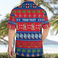 Personalised Guam Christmas Hawaiian Shirt Felis Pasgua - Wonder Print Shop