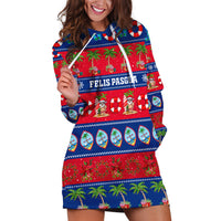 Personalised Guam Christmas Hoodie Dress Felis Pasgua - Wonder Print Shop