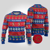 Personalised Guam Christmas Ugly Christmas Sweater Felis Pasgua - Wonder Print Shop