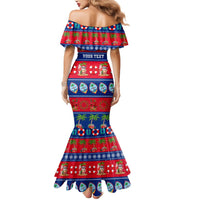 Personalised Guam Christmas Mermaid Dress Felis Pasgua - Wonder Print Shop