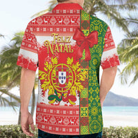 Portugal Christmas Hawaiian Shirt Barcelos Rooster Mix Azulejo Pattern - Feliz Natal - Wonder Print Shop