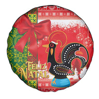 Portugal Christmas Spare Tire Cover Barcelos Rooster Mix Azulejo Pattern - Feliz Natal - Wonder Print Shop