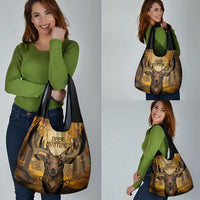 Personalised Deer Hunting Grocery Bag Forest Vibes