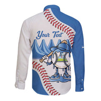 Nicaragua 2026 Baseball Personalized Long Sleeve Button Shirt Go Champions Drip Style