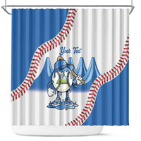 Nicaragua 2026 Baseball Shower Curtain Go Champions Drip Style