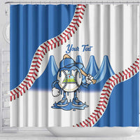 Nicaragua 2026 Baseball Shower Curtain Go Champions Drip Style