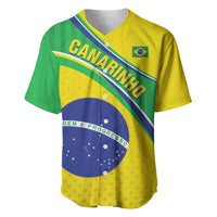 Custom Brazil Football Baseball Jersey Vamos Canarinho