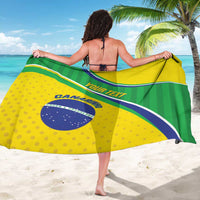 Custom Brazil Football Sarong Vamos Canarinho