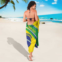 Custom Brazil Football Sarong Vamos Canarinho