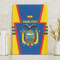 Custom Ecuador Football Canvas Wall Art Vamos La Tricolor