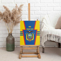 Custom Ecuador Football Canvas Wall Art Vamos La Tricolor