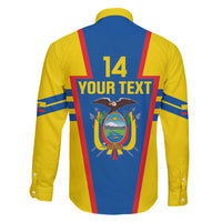 Custom Ecuador Football Family Matching Mermaid Dress and Hawaiian Shirt Vamos La Tricolor