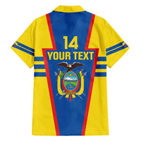 Custom Ecuador Football Family Matching Puletasi and Hawaiian Shirt Vamos La Tricolor