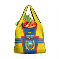 Custom Ecuador Football Grocery Bag Vamos La Tricolor